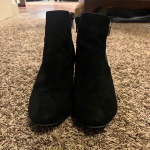 Black Suede Ankle Boots